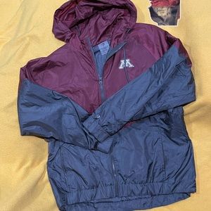 Collosseum XXL Maroon & Charcoal Minnesota Golden Gophers full-zip windbreaker